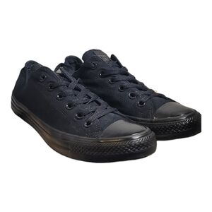 Converse All Star Chuck Taylor Shoes Canvas Low Top Ox Black Mono Sneaker